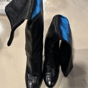 Cole Haan Midnight Black Heeled Boots